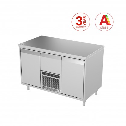 Cooling Counter with 2 Doors, -5 ... +8 °C